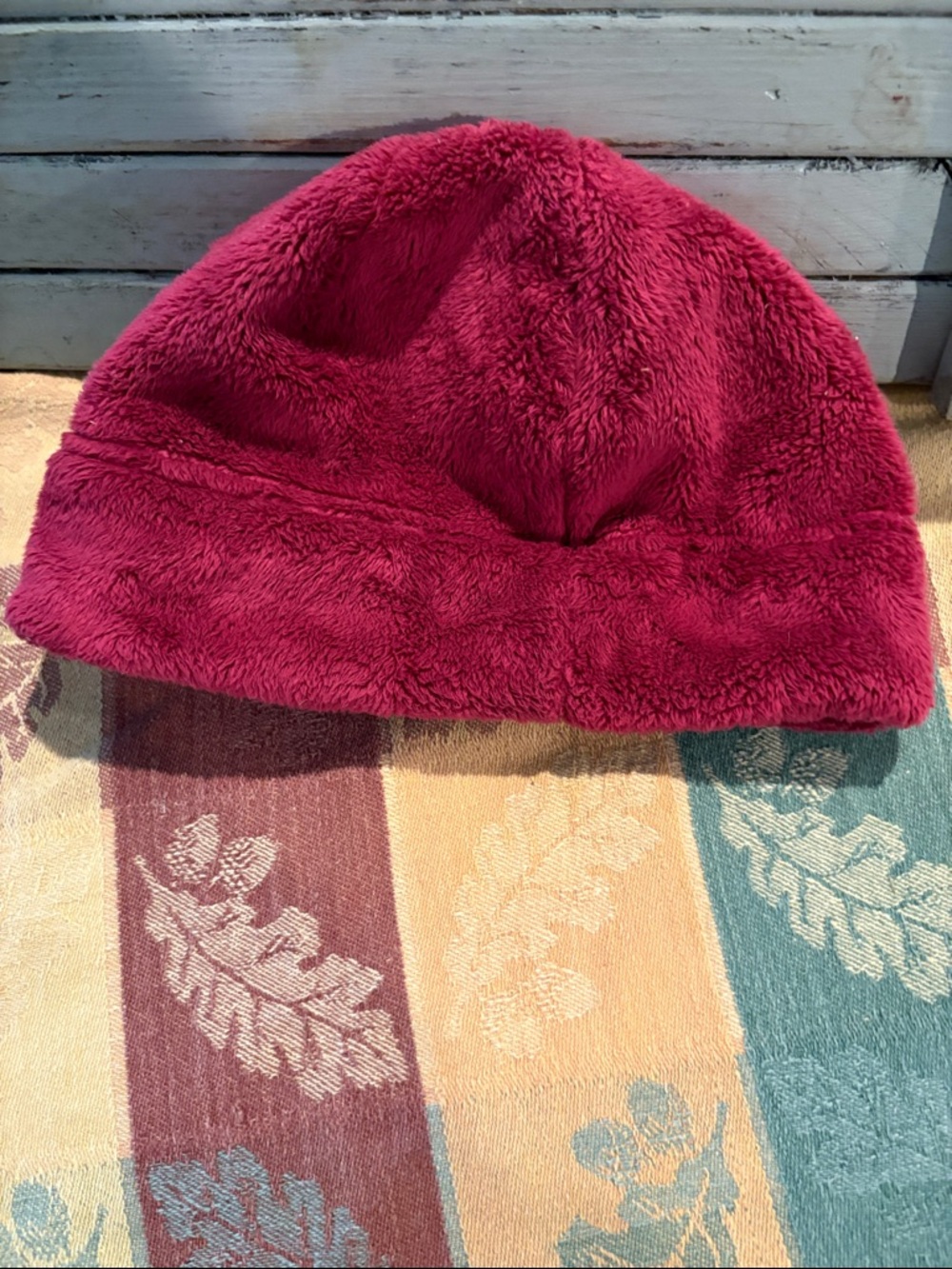 The North Face Plush Beanie - Berry Red - Picture 2 of 2